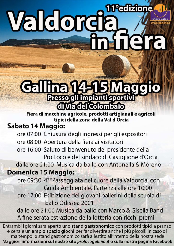 valdorcia in fiera 2016 programma